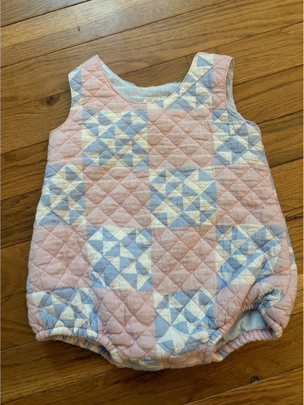The Beaufort Bonnet Company quilted bubble 0-6m